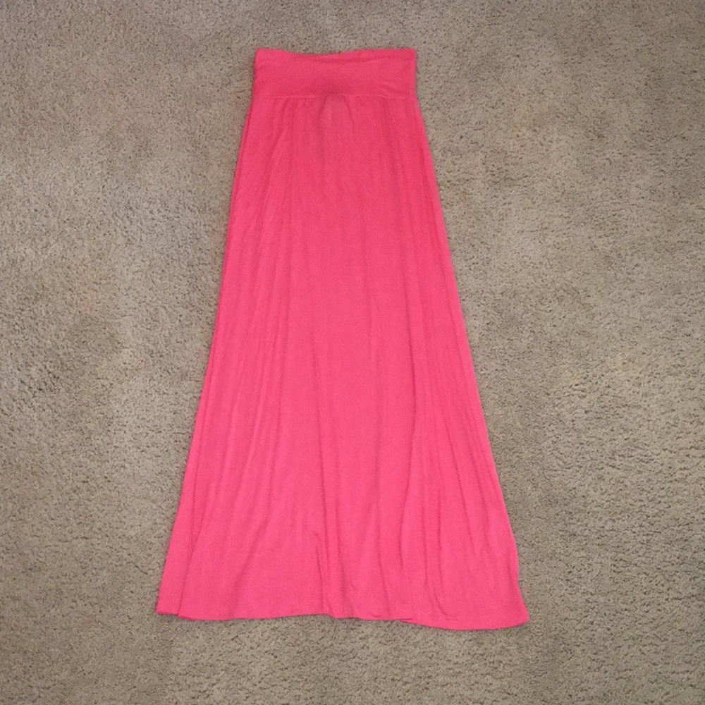Wet Seal Coral Maxi Skirt